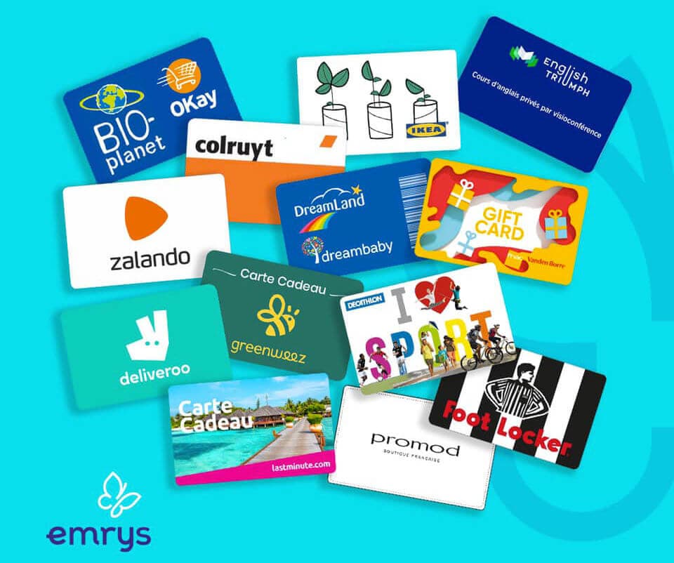 Un extrait des cartes cadeaux Emrys
