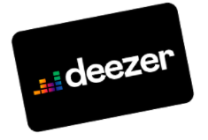 E-carte Deezer